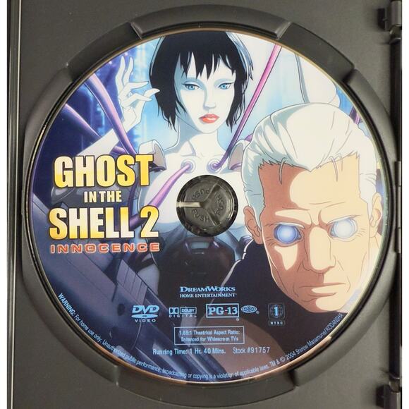Ghost in the Shell 2 Innocence DVD (2004) Anime Movie Widescreen DreamWorks - Picture 6 of 8